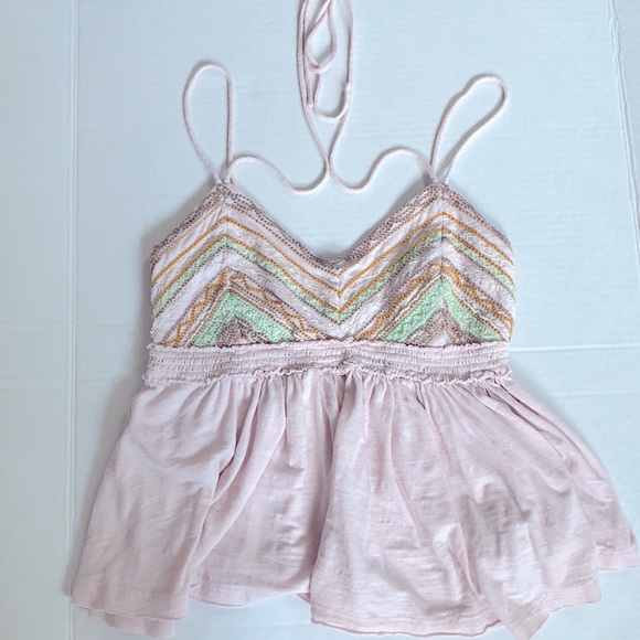 Free People Tops - Free People Light Pink Tank Top